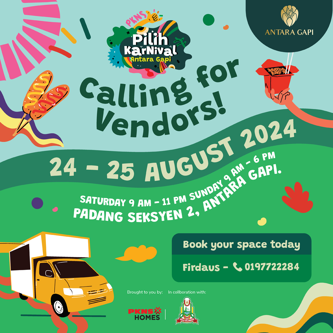 PILIH Karnival Antara Gapi - (24-25 Ogos 2024) - Padang Seksyen 2, Antara Gapi - Calling for Vendors