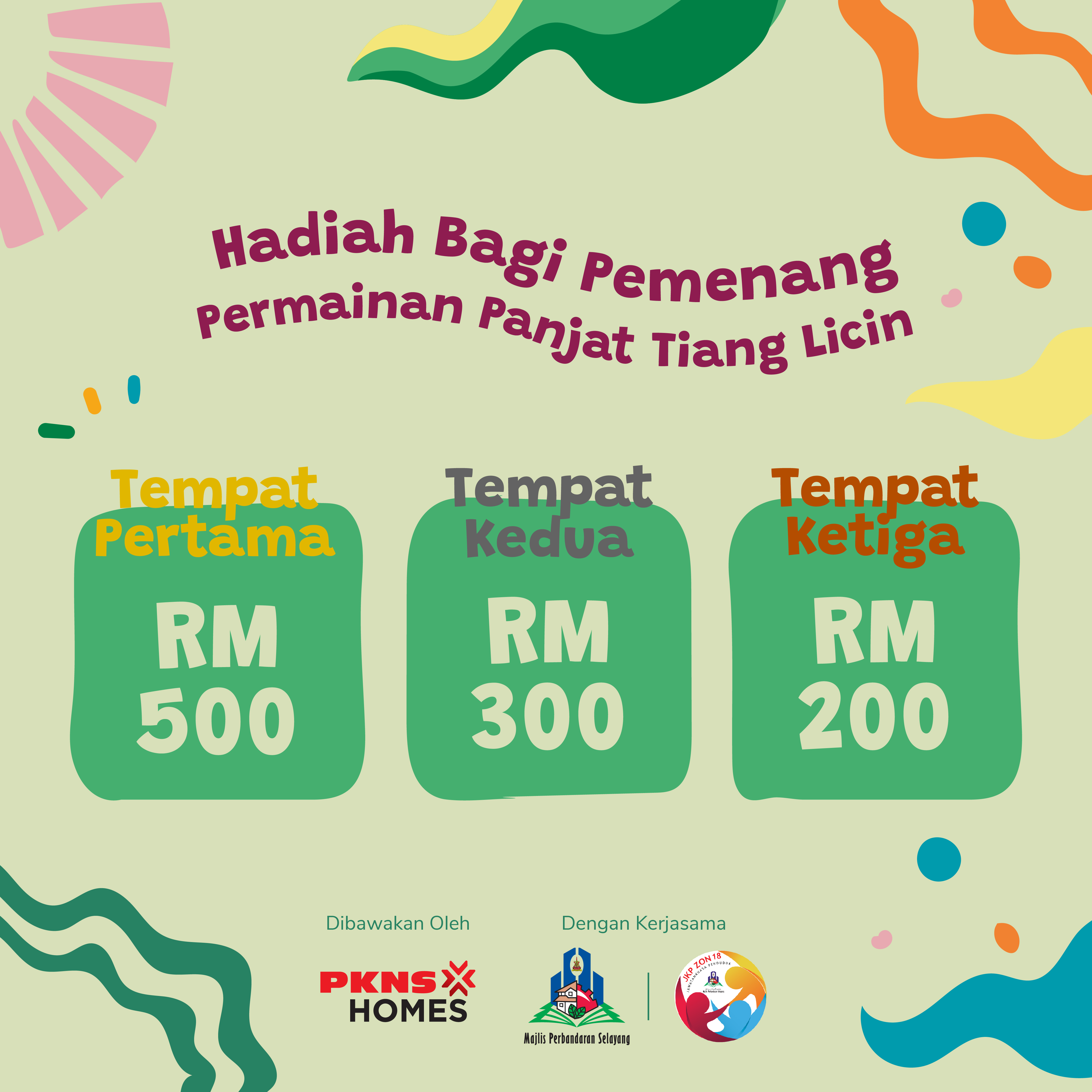 Permainan Panjat Tiang Licin - Hadiah bagi Pemenang